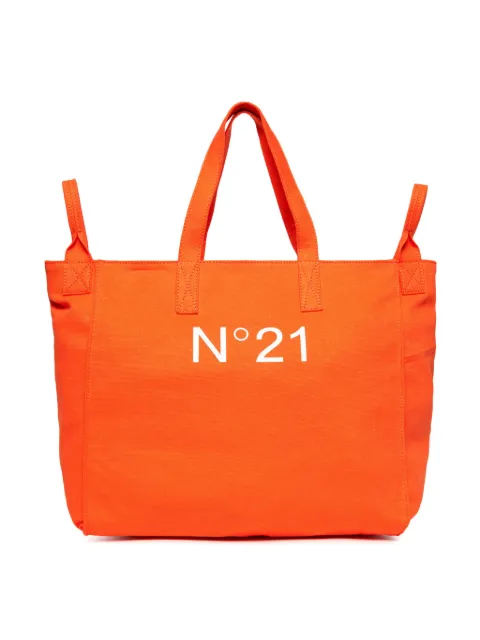 Nº21 Kids logo-print tote bag