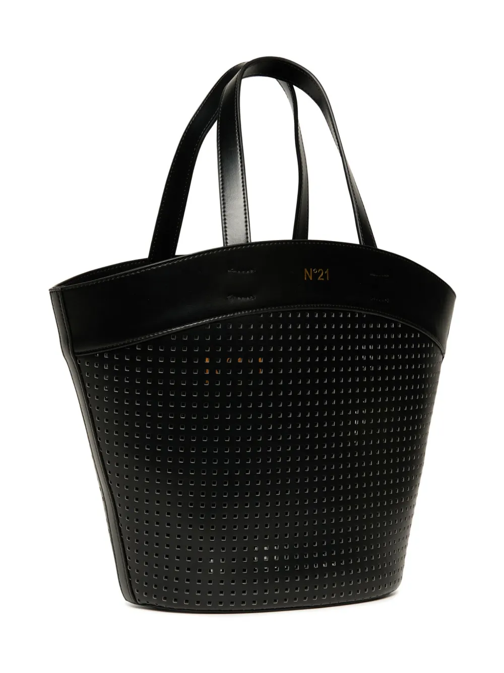 N°21 PERFORATED TOTE BAG