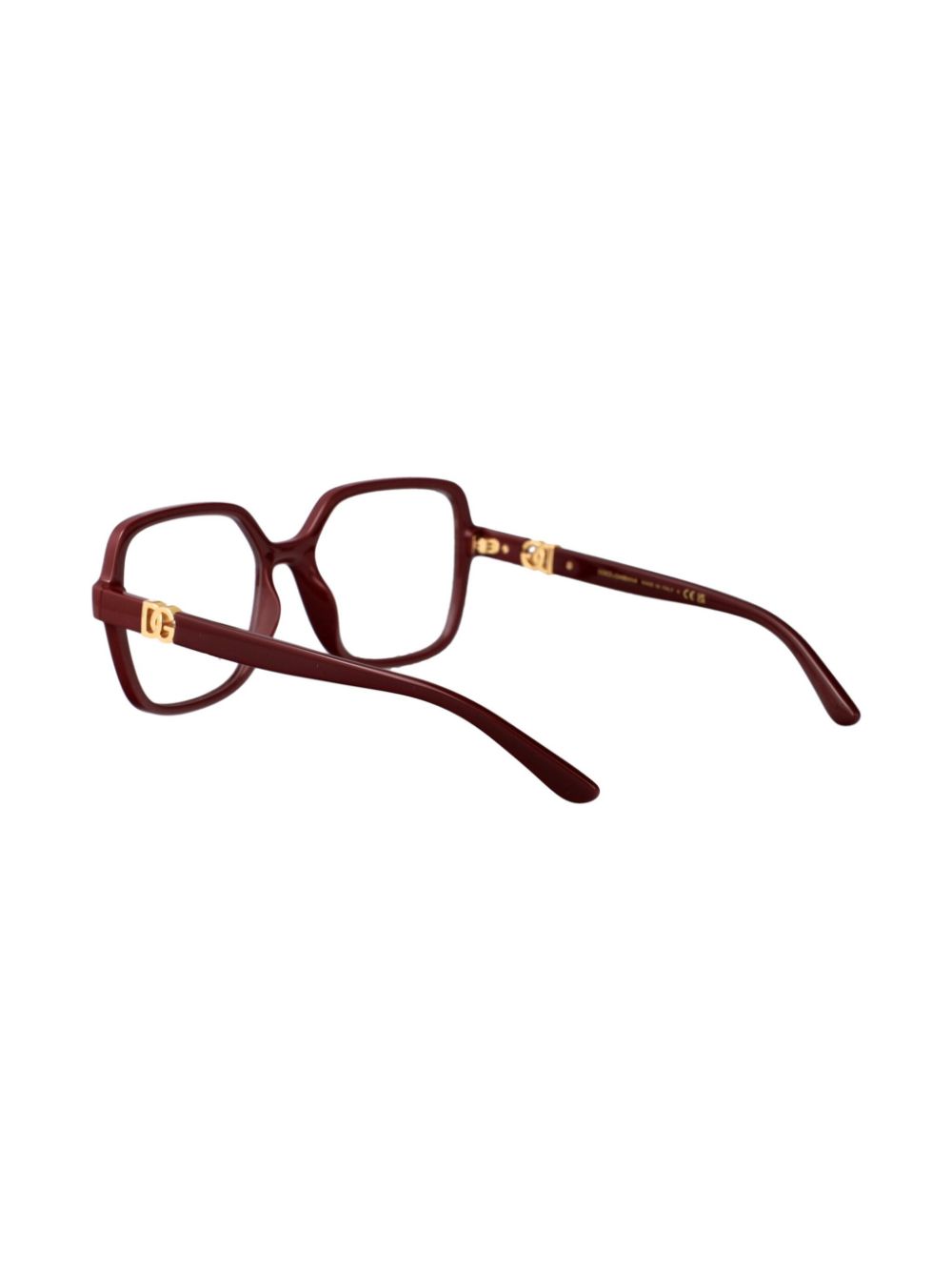 Dolce & Gabbana Eyewear DG-plaque glasses Rood