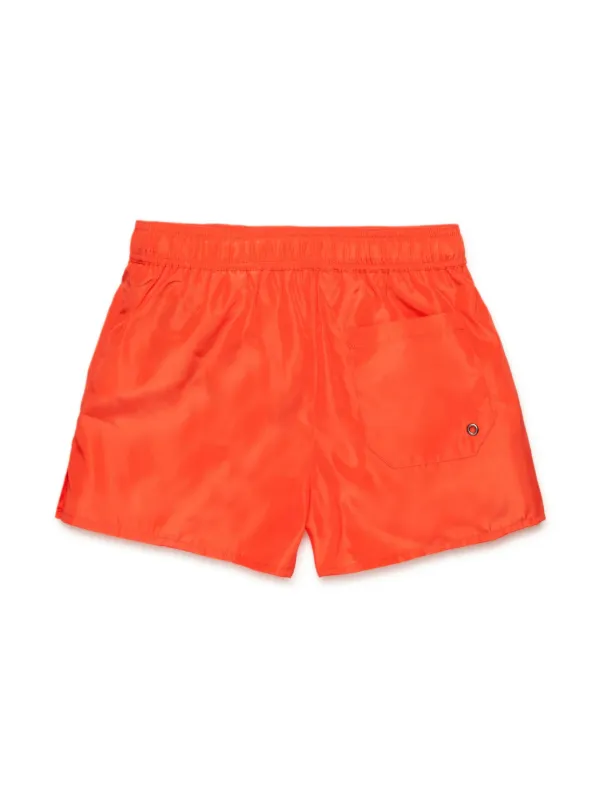 Nº21 Kids logo-print Swim Shorts Orange FARFETCH ID