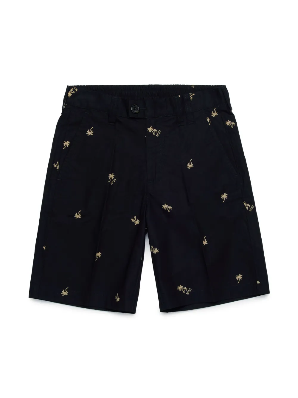 Nº21 Kids logo-print shorts | Black | Image 1