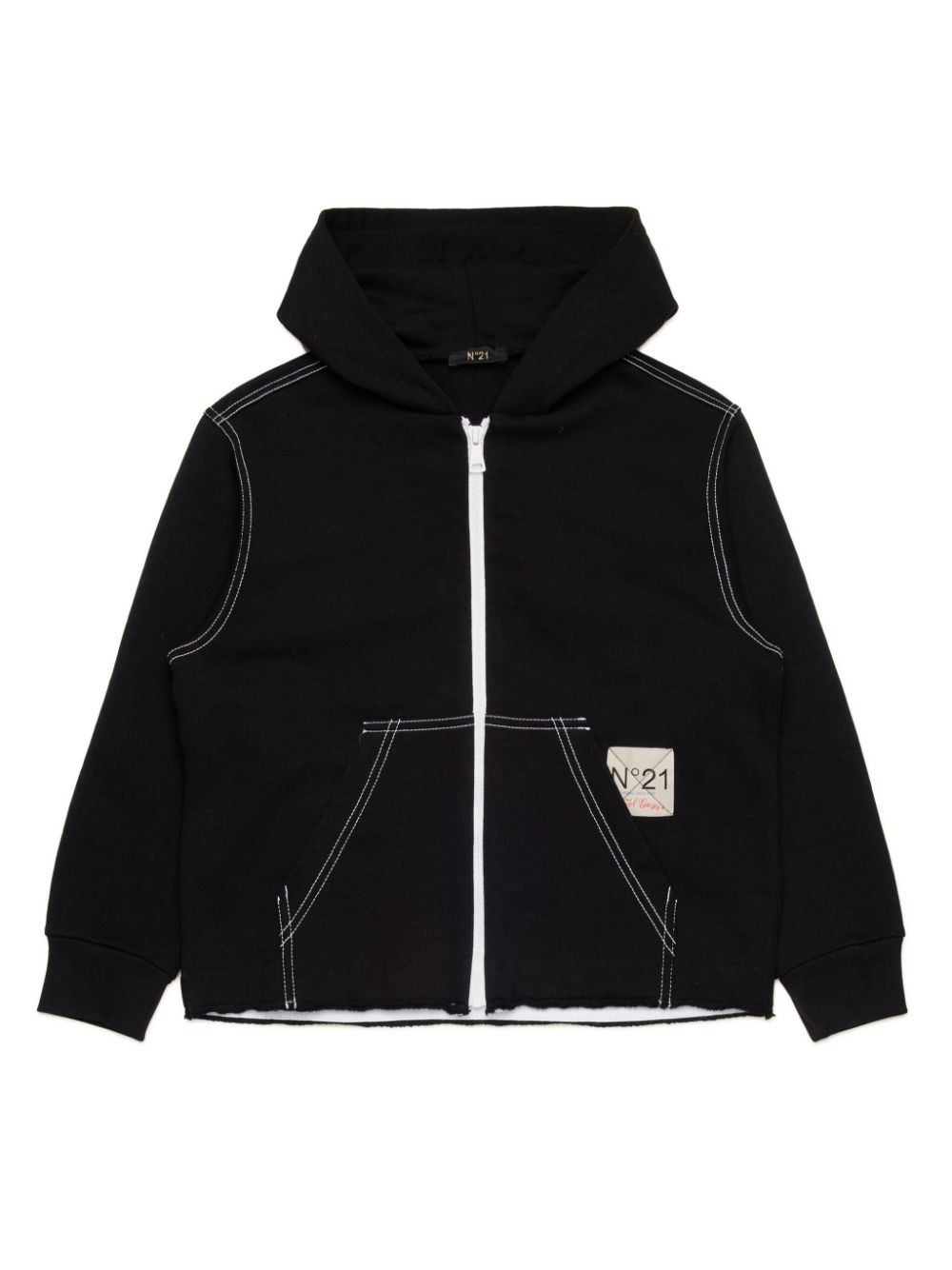 Nº21 Kids printed hoodie - Black