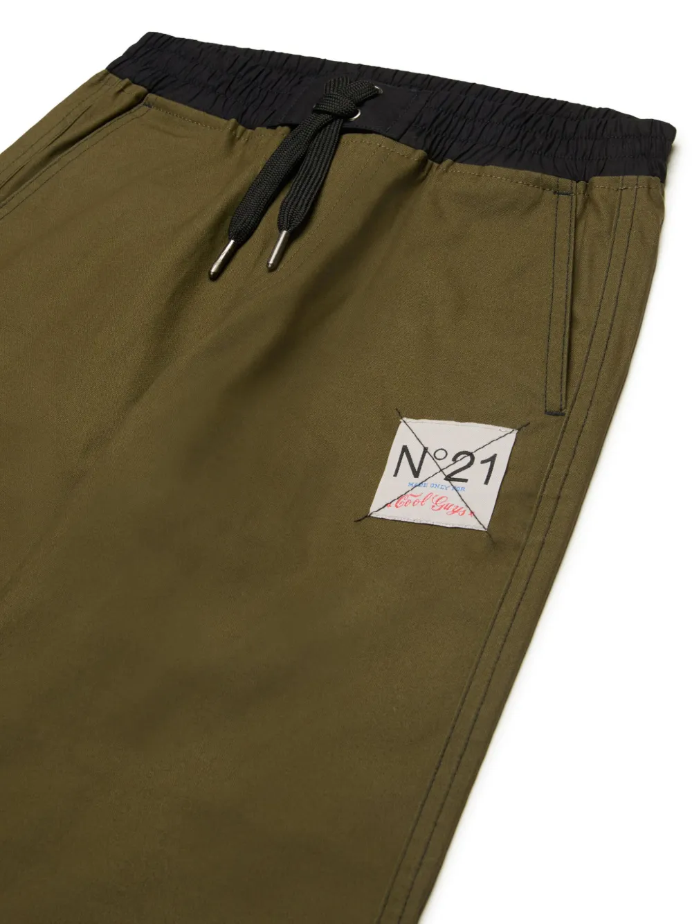 N°21 Logo-patch Track Pants In 绿色