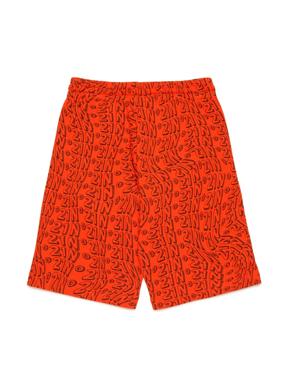 Nº21 Kids Shorts met logoprint - Oranje