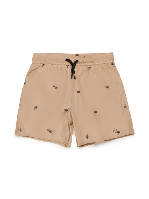 Nº21 Kids palm tree-print swim shorts 