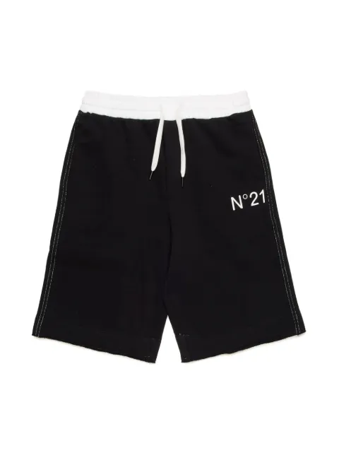Nº21 Kids logo-print shorts