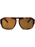 Dolce & Gabbana Eyewear pilot-frame lenses - Brown