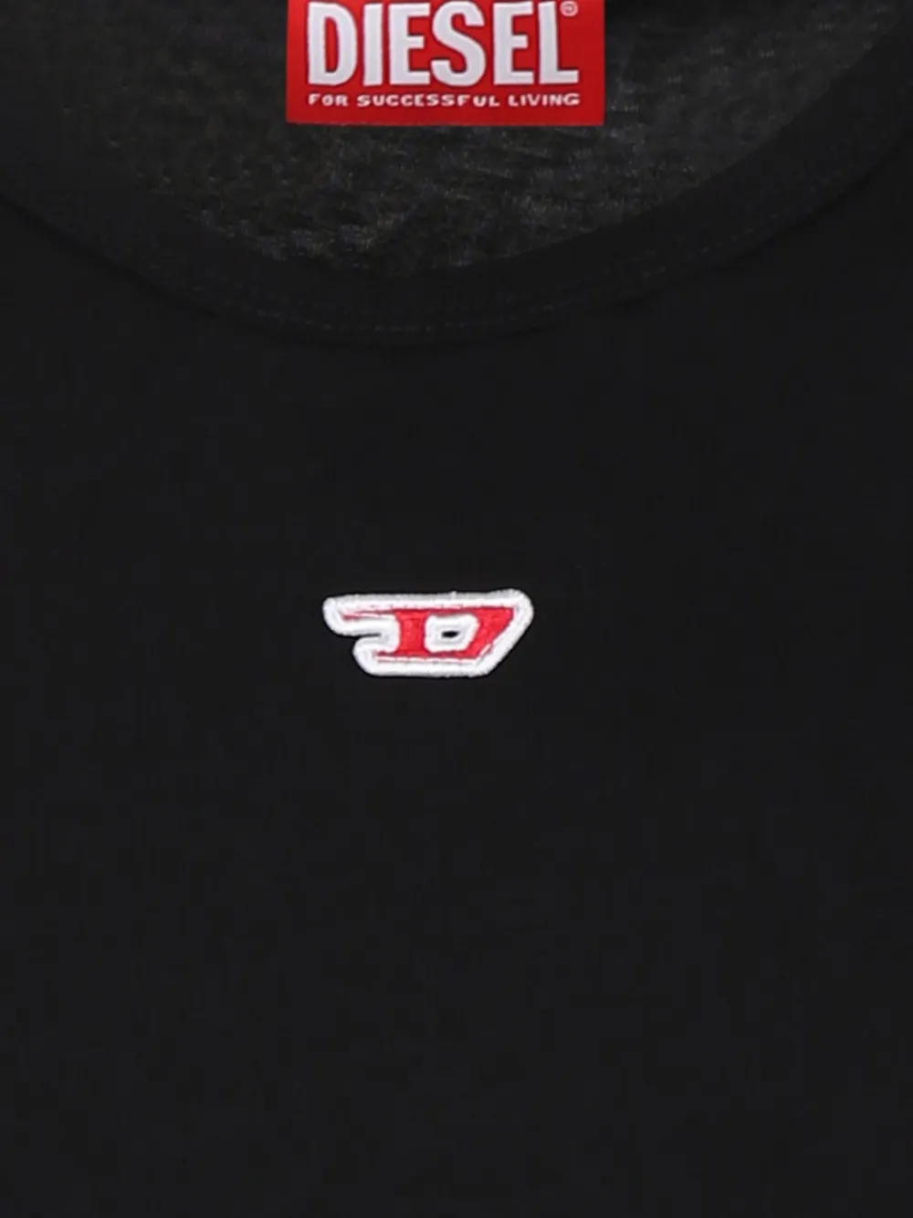 Diesel Kids Katoenen tanktop Zwart