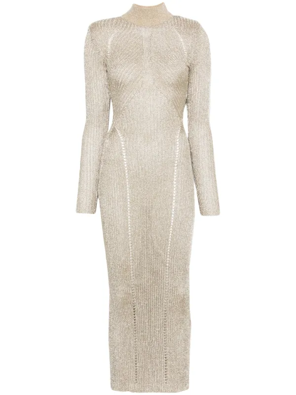 Self-Portrait | Dresses | Self Portrait Ivory Lurex Knit