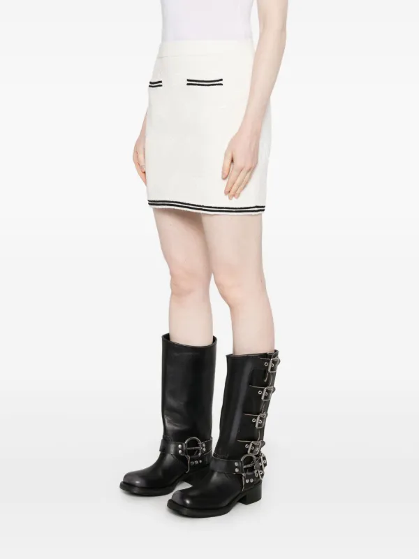 【関税&送料込】Self-Portrait Jacquard Skirt With Bow Cream Bow Jacquard Mini Skirt – self-portrait-US
