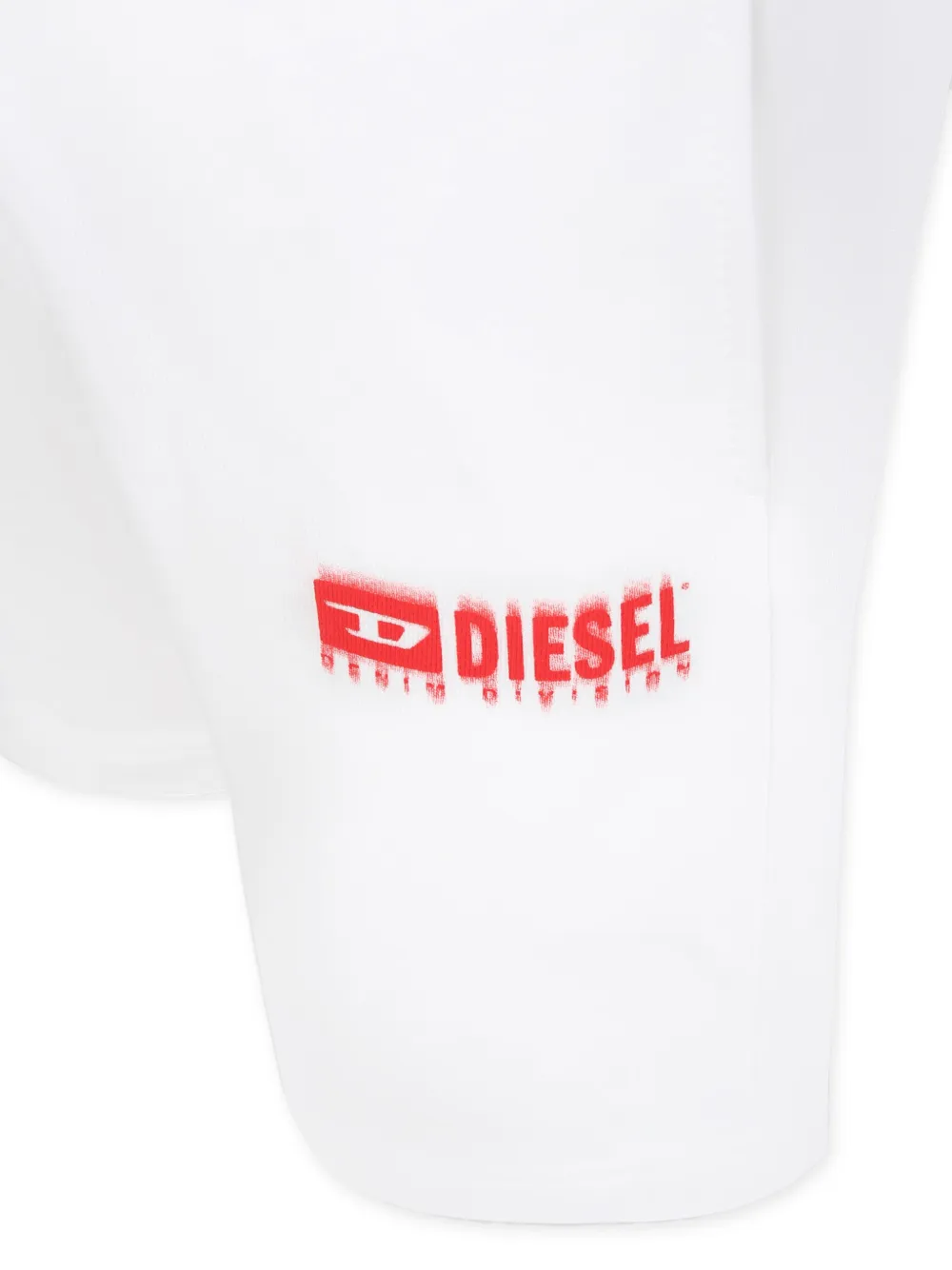 Diesel Kids Shorts met logoprint Wit