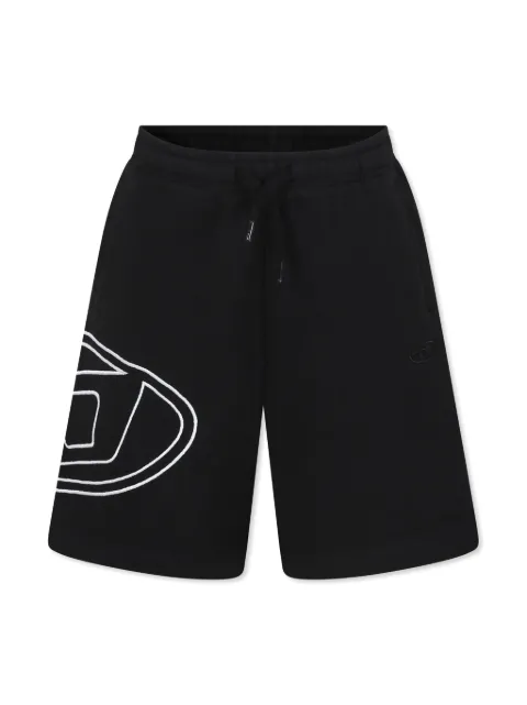 Diesel Kids logo-embroidered shorts