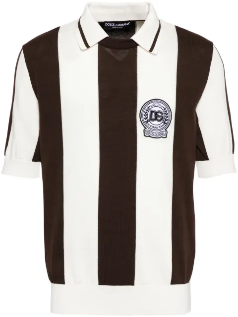 Dolce & Gabbana striped polo shirt