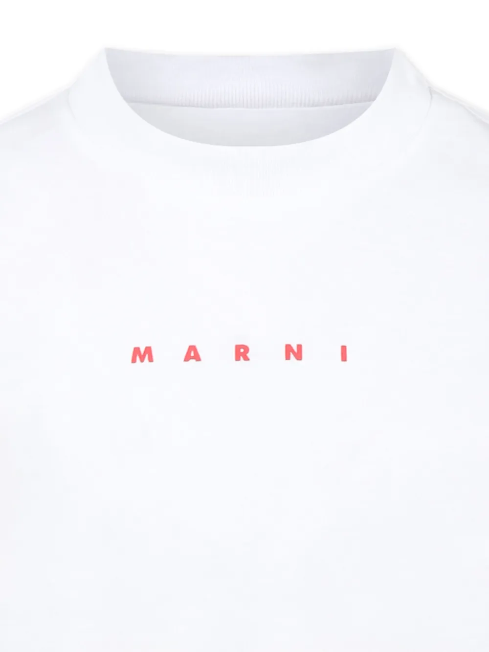 Marni Kids T-shirt met logoprint Wit