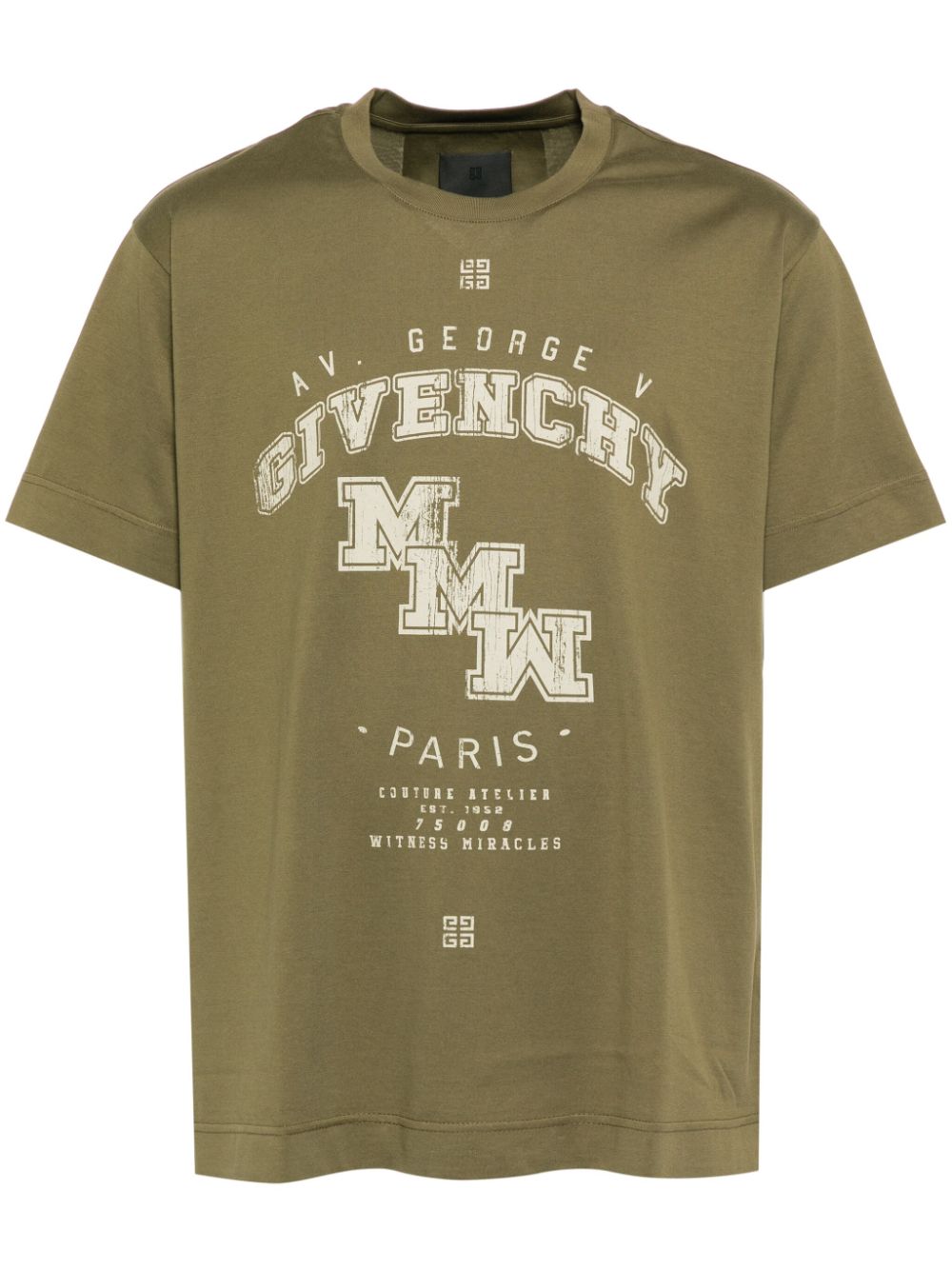 Givenchy graphic-print T-shirt - Green