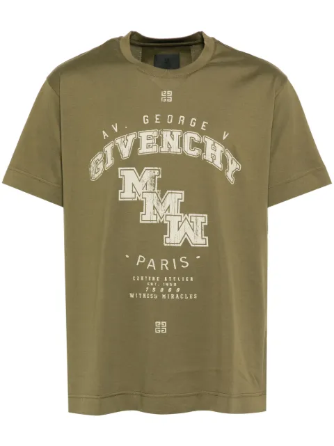 Givenchy playera con estampado gráfico