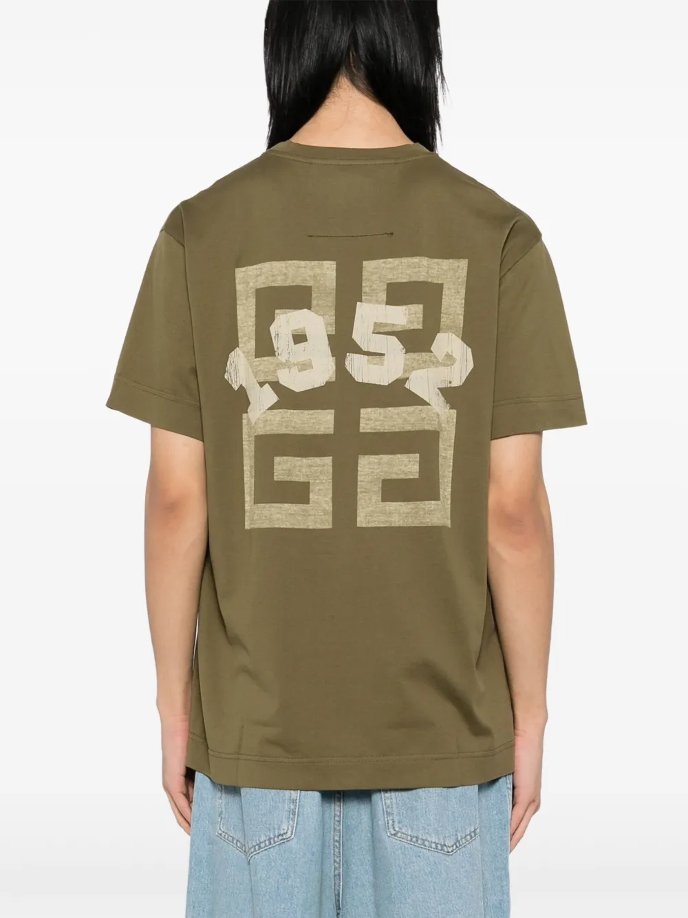 Givenchy T-shirt met grafische print Groen