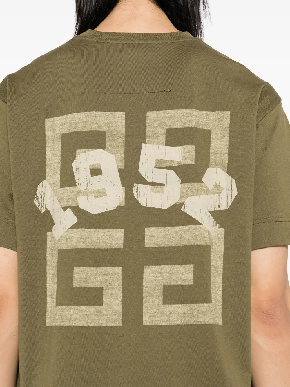 Givenchy T-shirt met grafische print Groen