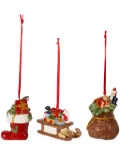 Villeroy & Boch Nostalgic ornaments (set of three) - Red