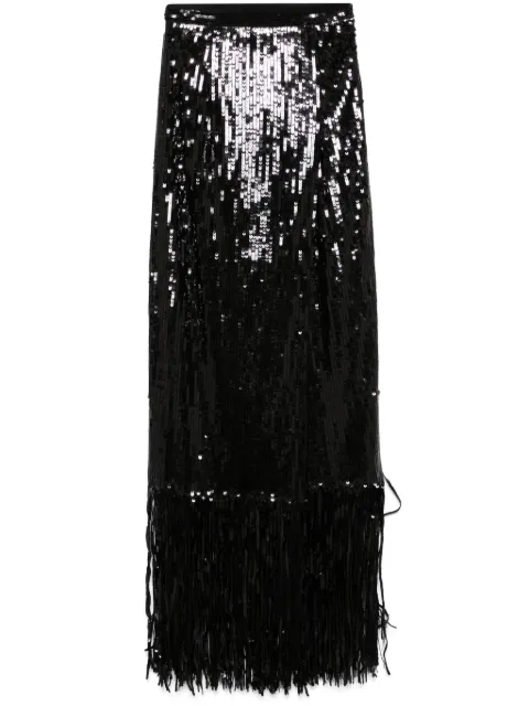 Taller Marmo sequin-embellished maxi skirt 