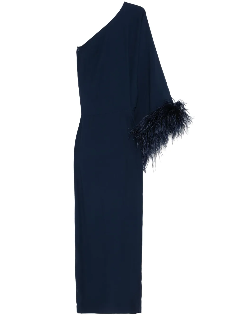 Feathered Eternity maxi dress