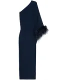 Taller Marmo Feathered Eternity maxi dress - Blue