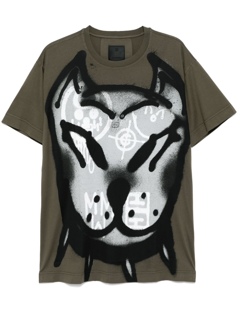 Givenchy x Chito spray-paint effect T-shirt - Green