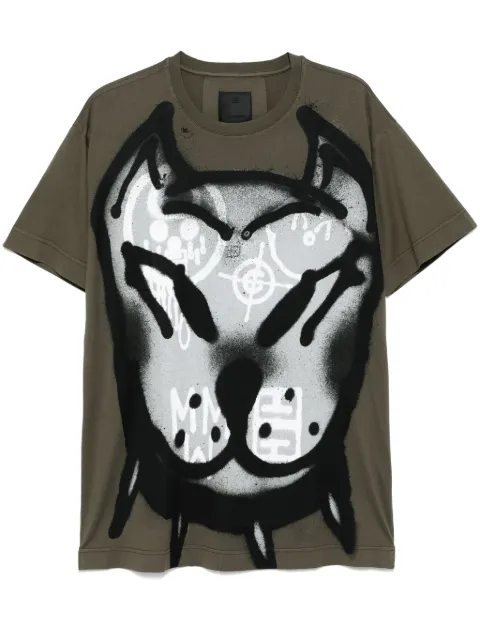 Givenchy playera con efecto de pintura en espray de GIVENCHY x Chito