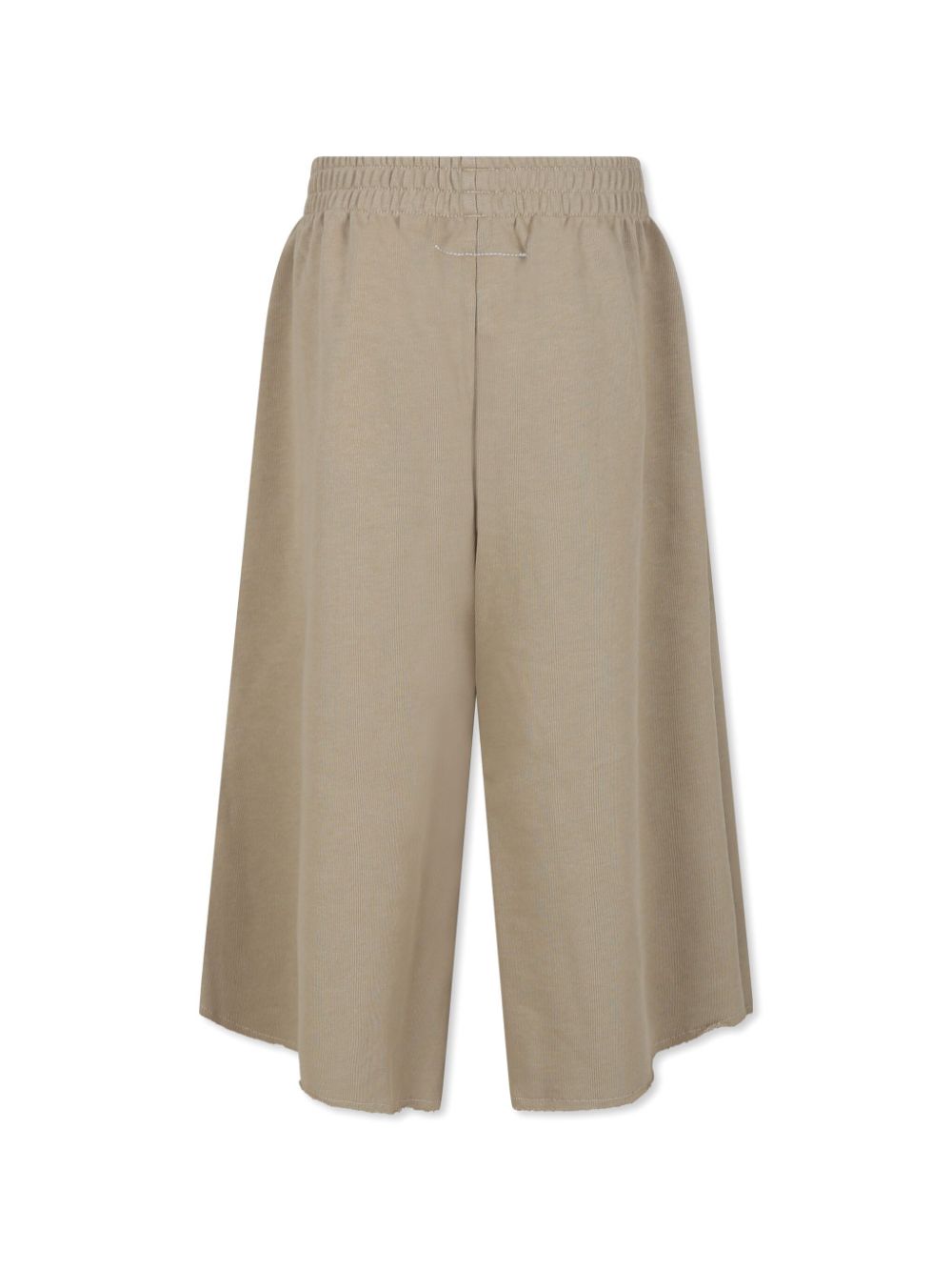 MM6 Maison Margiela Kids Knielange shorts met elastische taille - Beige