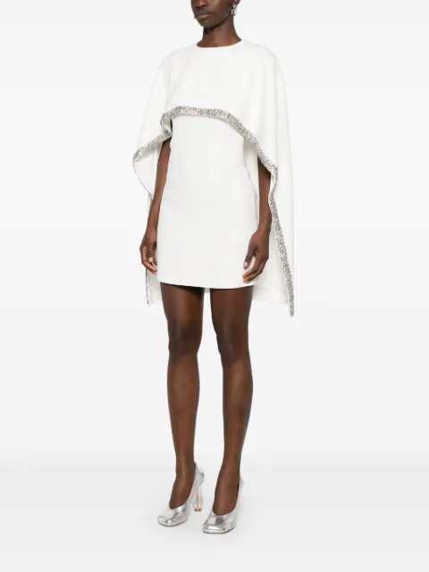 Roland Mouret embellished cape mini dress RMRS25074SW - 2