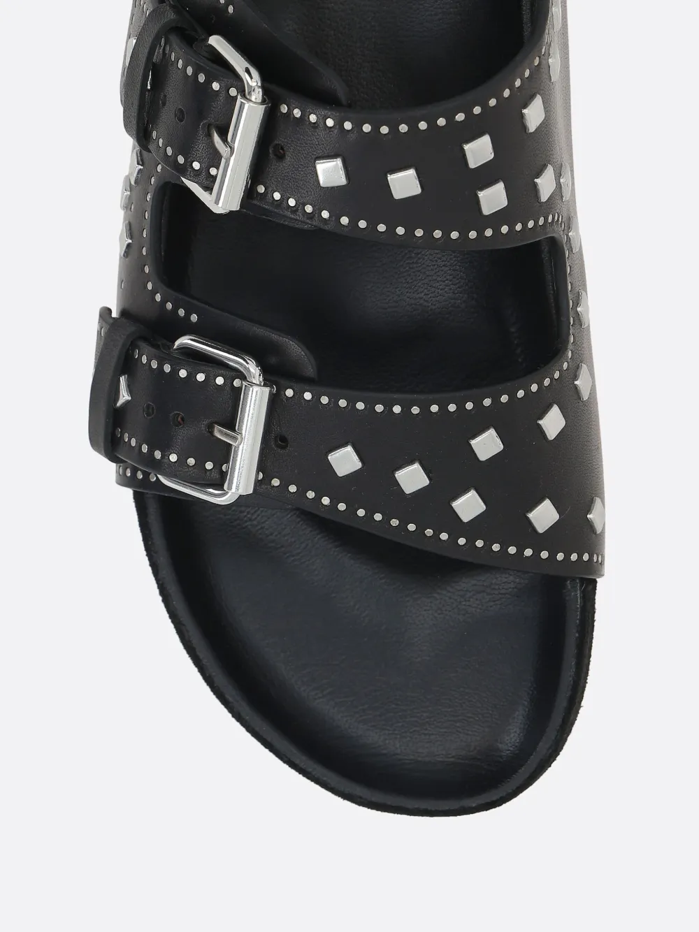 ISABEL MARANT Lennyo leather sandals Black