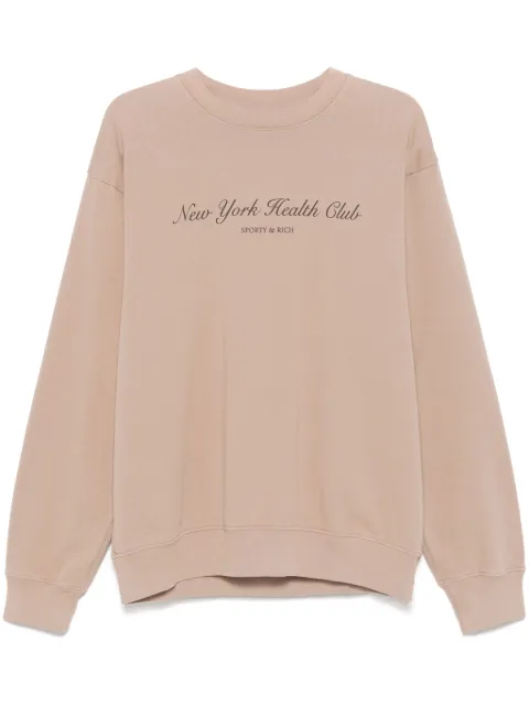 Sporty & Rich NY Health Club sweatshirt
