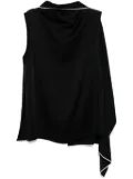 Stella McCartney tie top - Black