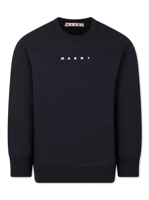 Marni Kids Moletom com estampa de logo