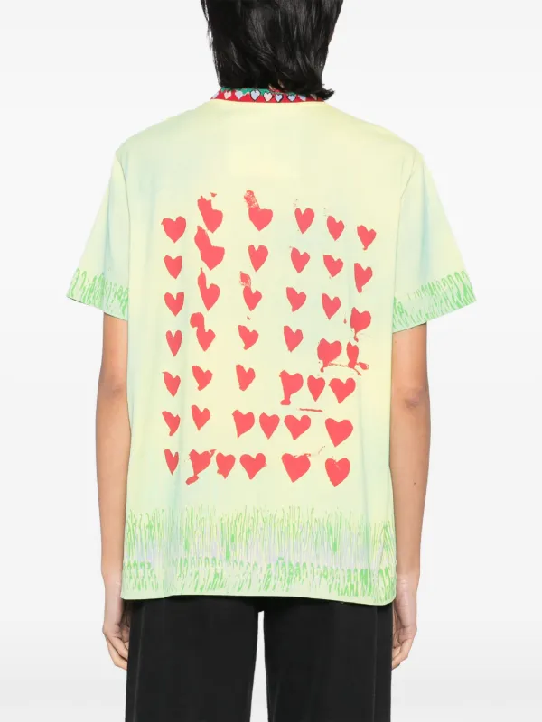 Givenchy graphic-print T-shirt | Green | FARFETCH SG