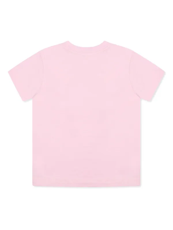 Marni Kids logo-print T-shirt | Pink | FARFETCH