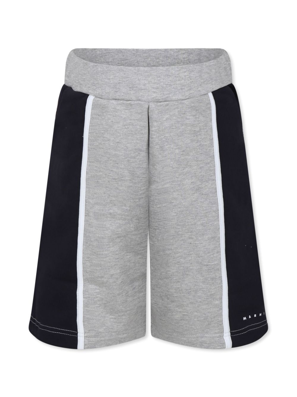 Marni Kids cotton track shorts - Grey