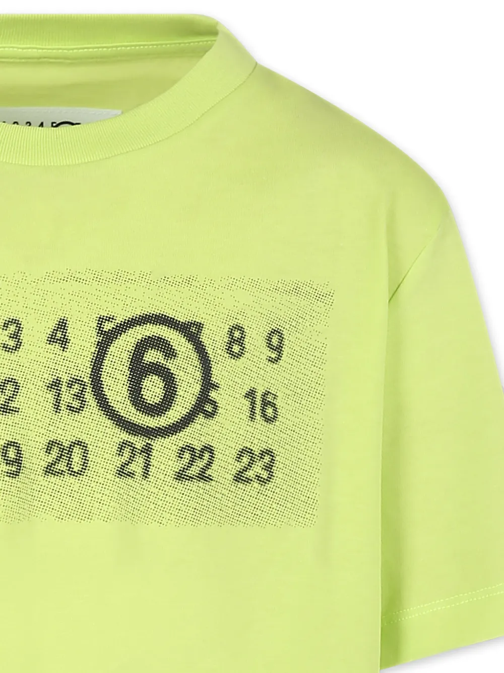 MM6 Maison Margiela Kids T-shirt met print Geel