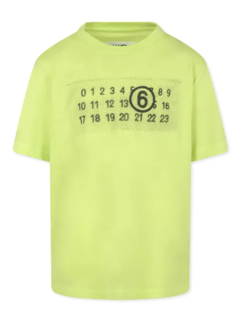 MM6 Maison Margiela Kids numbers-print T-shirt