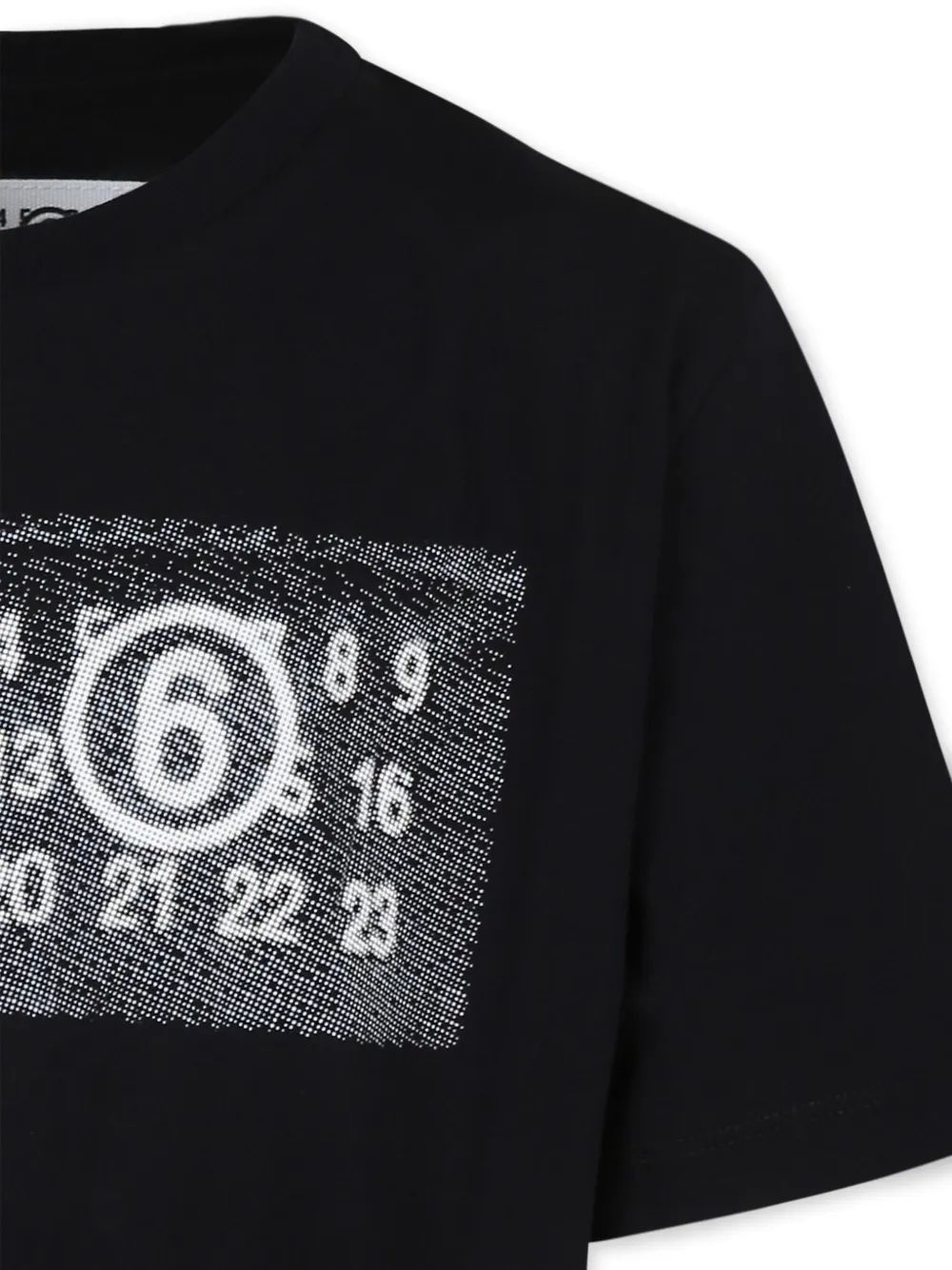MM6 Maison Margiela Kids T-shirt met print Zwart