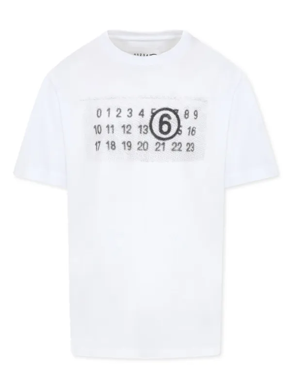 MARGIELA 6 ホワイト Tシャツ キッズ　16Y MARGIELA 6 ホワイト Tシャツ キッズ 16Y