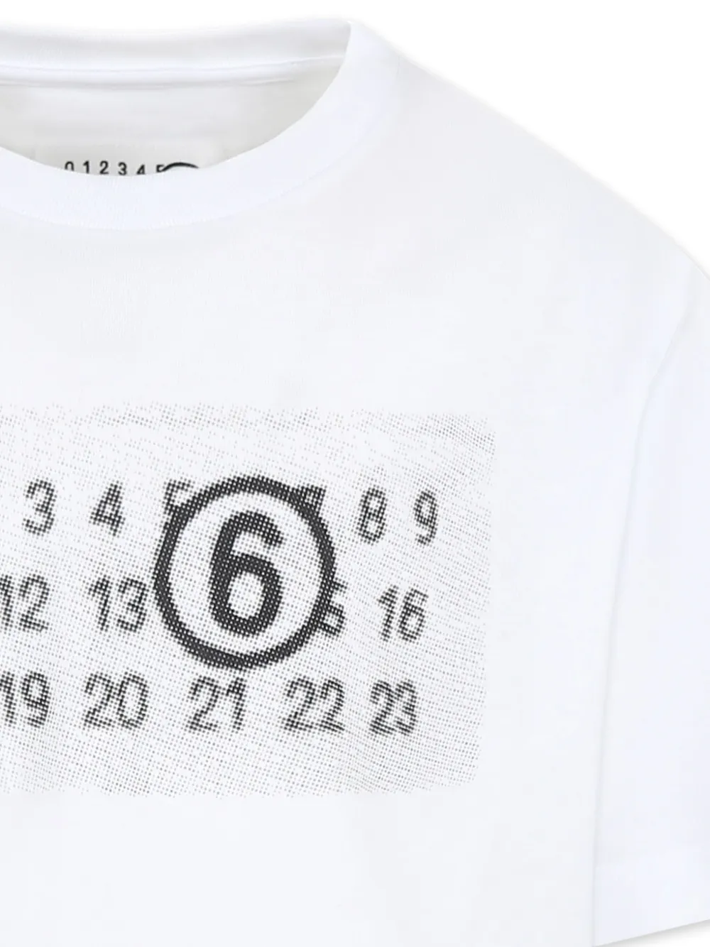 MM6 Maison Margiela Kids T-shirt met print Wit