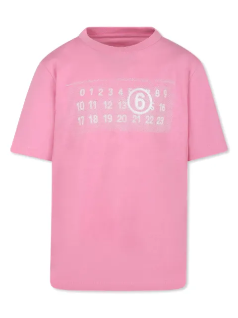 MM6 Maison Margiela Kids Camiseta com estampa