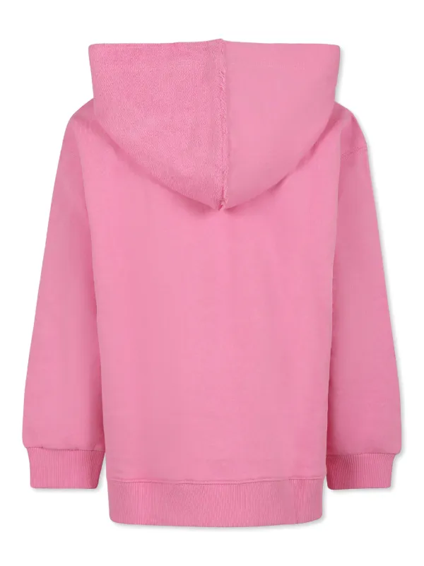 MM6 Maison Margiela Kids Printed Hoodie | Pink | FARFETCH