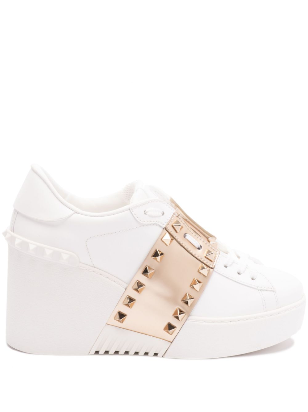 Valentino Garavani 85mm Open Disco wedge sneakers Wit