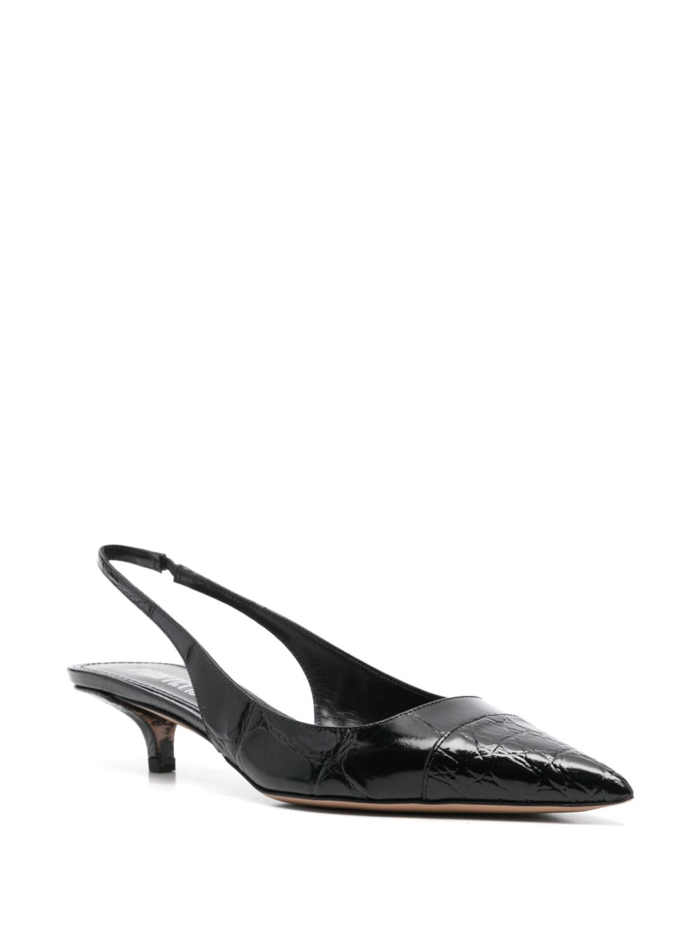 Paris Texas 35 mm Miranda slingback pumps - Zwart