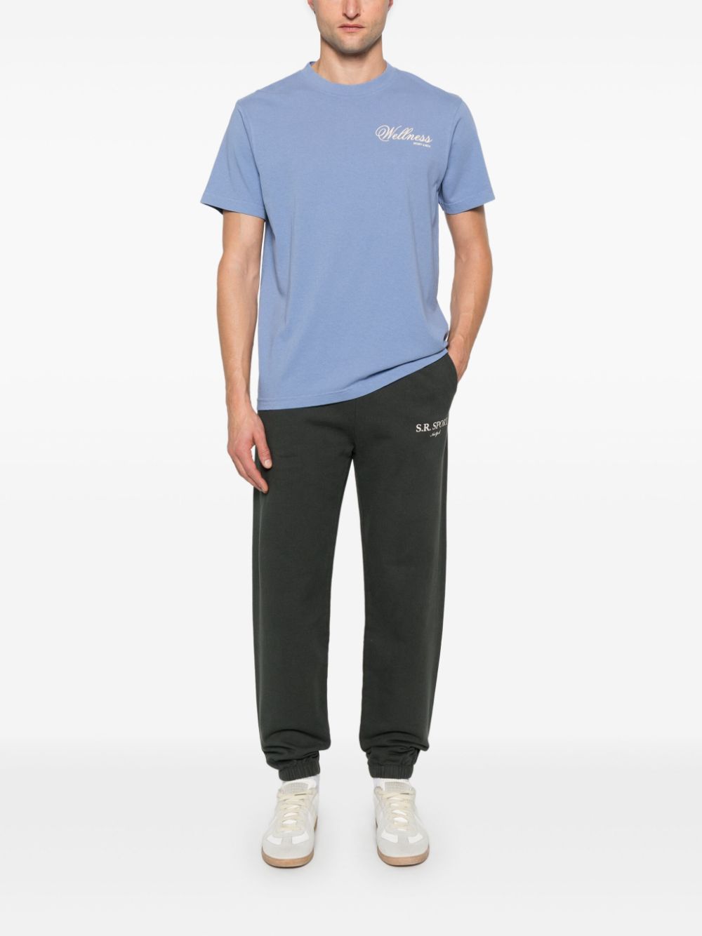 Sporty & Rich Carlyle T-shirt - Blauw