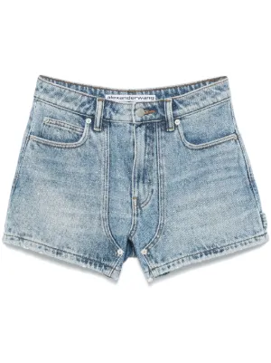 ショートパンツ Alexander Wang CRYSTAL SHORTS ALEXANDER WANG：ショートパンツ レディース - ブルー | GIGLIO