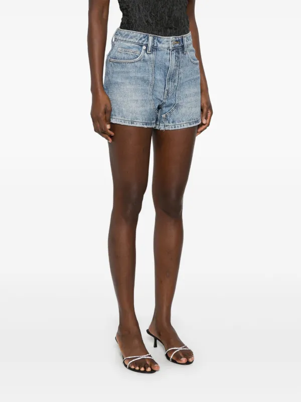 【即日発送】alexanderwang ハイウエスト ショートパンツ Alexander Wang ハイウエスト ショートパンツ | ブルー