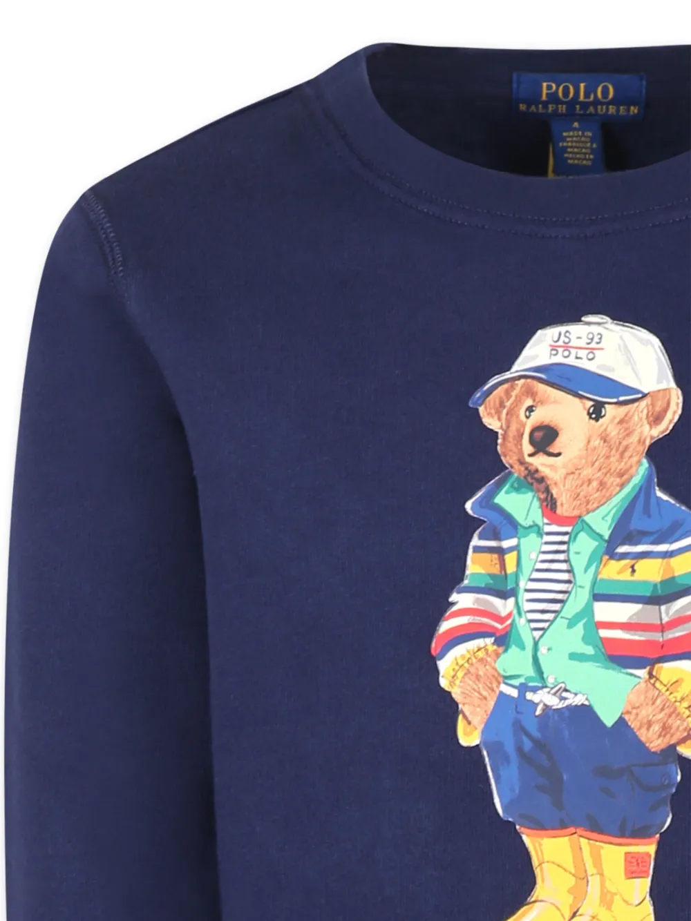 POLO RALPH LAUREN KIDS Sweater met teddybeerprint Blauw